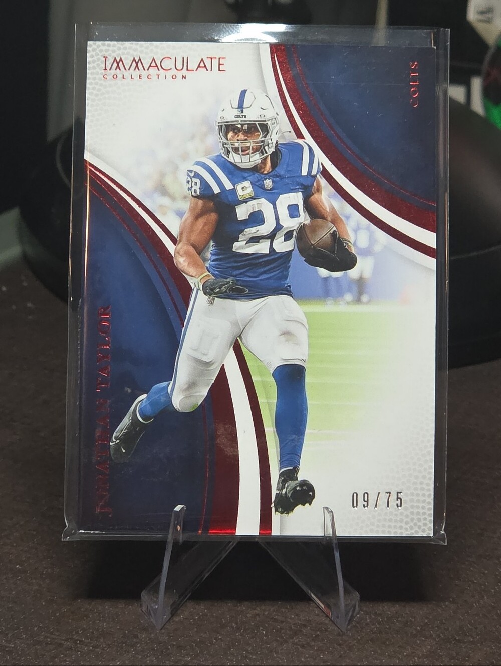 Panini Immaculate Collection Card - Blue & White /75